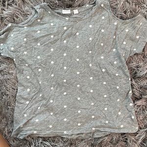 Girls Gap cut out shoulder T - s